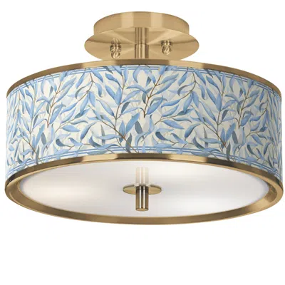 Giclee Glow Amity Gold 14" Wide Ceiling Light