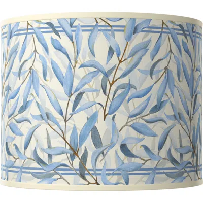 Giclee Glow Amity White Giclee Round Drum Lamp Shade 14x14x11 (spider)