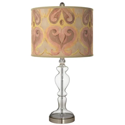 Giclee Glow Apothecary 28" Aurelia Shade With Clear Glass Table Lamp