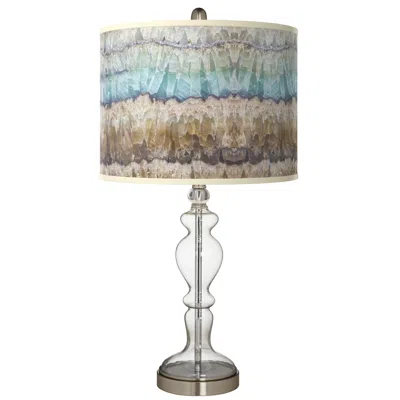 Giclee Glow Apothecary 28" Marble Jewel Shade Clear Glass Table Lamp