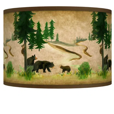 Giclee Glow Bear Lodge Giclee Shade 12x12x8.5 (spider)