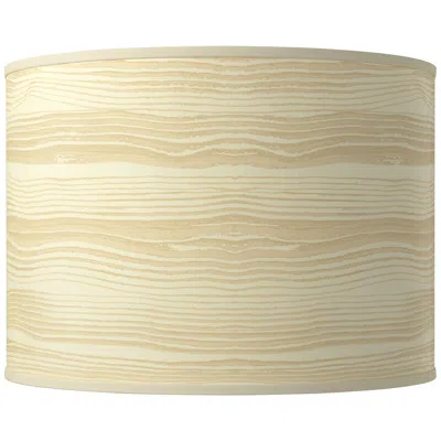 Giclee Glow Birch Blonde Giclee Round Drum Lamp Shade 15.5x15.5x11 (spider)