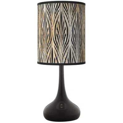Giclee Glow Black Droplet 23 1/2" High Amara Shade Table Lamp