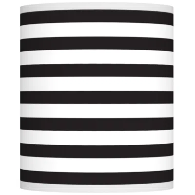 Giclee Glow Black Horizontal Stripe Giclee Shade 10x10x12 (spider)