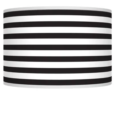 Giclee Glow Black Horizontal Stripe Giclee Shade 12x12x8.5 (spider)
