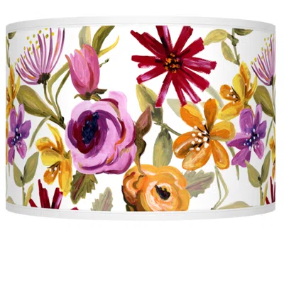 Giclee Glow Bountiful Blooms Giclee Shade 12x12x8.5 (spider)