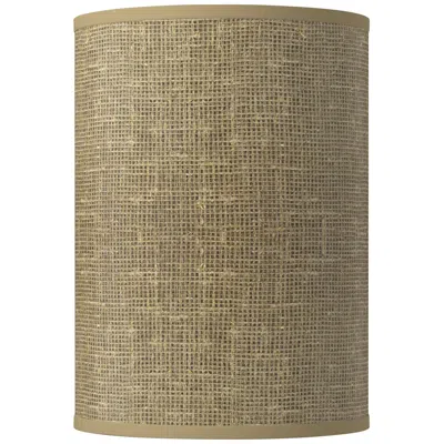 Giclee Glow Burlap Print Giclee Round Cylinder Lamp Shade 8x8x11 (spider)