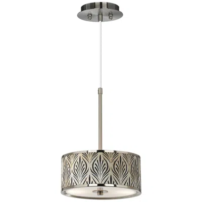 Giclee Glow Calathea Gem  10 1/4" Wide Pendant Light