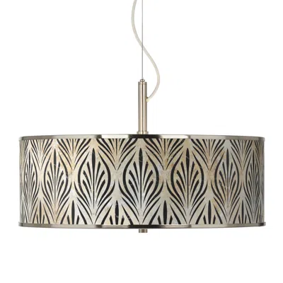 Giclee Glow Calathea Gem  20" Wide Pendant Light