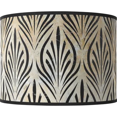 Giclee Glow Calathea Gem Giclee Round Drum Lamp Shade 15.5x15.5x11 (spider)