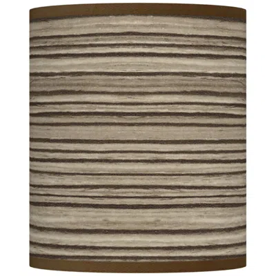 Giclee Glow Cedar Zebrawood Giclee Shade 10x10x12 (spider)