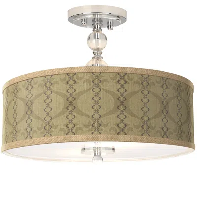 Giclee Glow Colette Giclee 16" Wide Semi-flush Ceiling Light