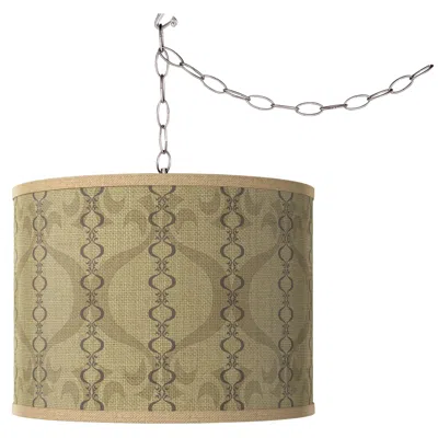 Giclee Glow Colette  13 1/2" Wide Plug-in Swag Pendant Chandelier