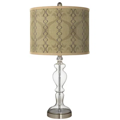 Giclee Glow Colette Shade Giclee Apothecary Clear Glass Table Lamp