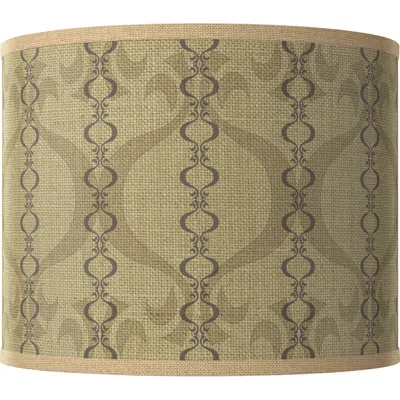 Giclee Glow Colette White Giclee Round Drum Lamp Shade 14x14x11 (spider)