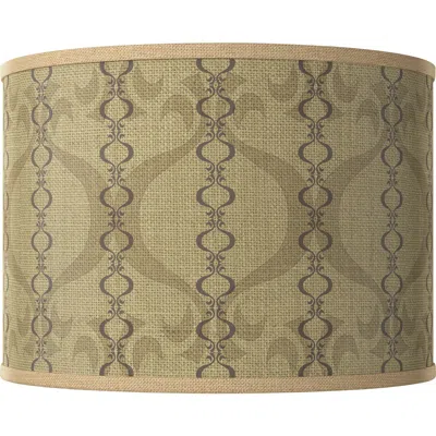 Giclee Glow Colette White Giclee Round Drum Lamp Shade 15.5x15.5x11 (spider)