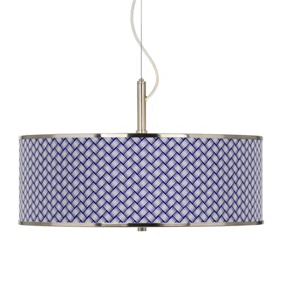 Giclee Glow Color Weave  20" Wide Pendant Light
