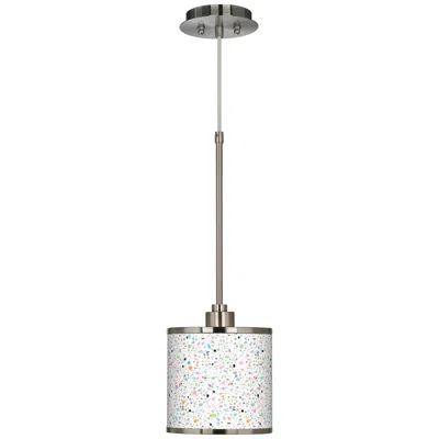 Giclee Glow Colored Terrazzo  Mini Pendant Light