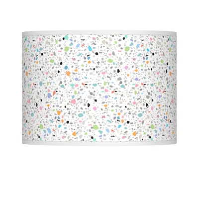 Giclee Glow Colored Terrazzo Giclee Lamp Shade 13.5x13.5x10 (spider)