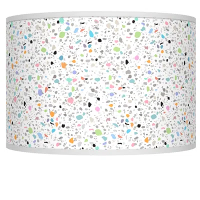 Giclee Glow Colored Terrazzo Giclee Shade 12x12x8.5 (spider)