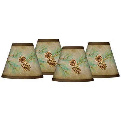 Giclee Glow Cone Branch Giclee Set Of Four Shades 3x6x5 (clip-on)