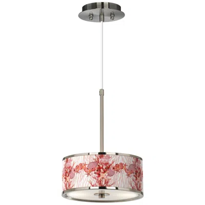 Giclee Glow Corallium  10 1/4" Wide Pendant Light