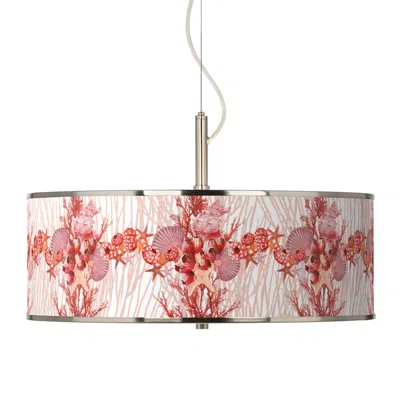 Giclee Glow Corallium  20" Wide Pendant Light