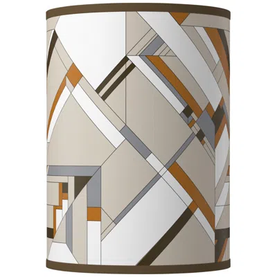 Giclee Glow Craftsman Mosaic Giclee Round Cylinder Lamp Shade 8x8x11 (spider)