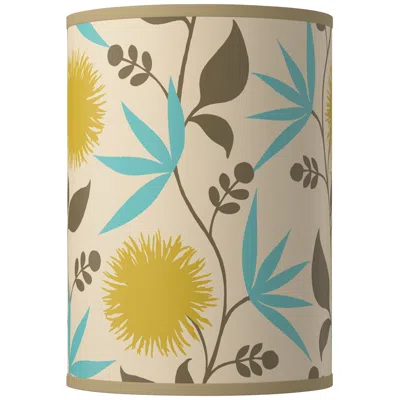 Giclee Glow Dahlia Giclee Round Cylinder Lamp Shade 8x8x11 (spider)
