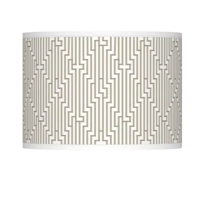 Giclee Glow Diamond Maze Geometric  Lamp Shade 13.5x13.5x10 (spider)
