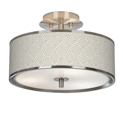 Giclee Glow Diamond Maze  14" Wide Ceiling Light