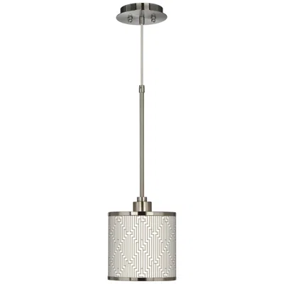 Giclee Glow Diamond Maze  Mini Pendant Light