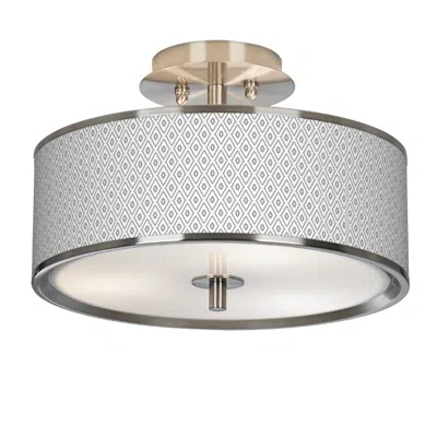 Giclee Glow Diamonds  14" Wide Ceiling Light