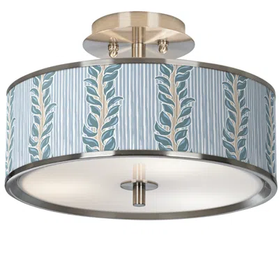 Giclee Glow Drifting Petals  14" Wide Ceiling Light