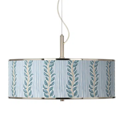 Giclee Glow Drifting Petals  20" Wide Pendant Light