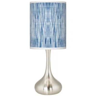 Giclee Glow Droplet 23 1/2" Beachcomb Blue Modern Coastal Table Lamp