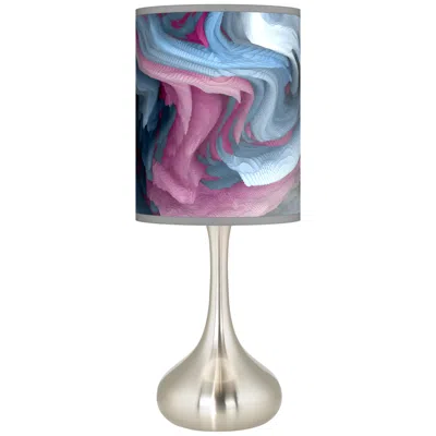Giclee Glow Droplet 23 1/2" High Europa Shade Modern Table Lamp