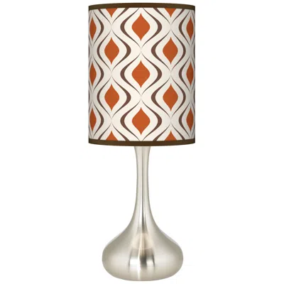 Giclee Glow Droplet 23 1/2" High Retro Lattice Shade Modern Table Lamp