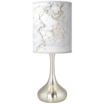 Giclee Glow Droplet 23 1/2" Marble Glow Pattern Shade Table Lamp