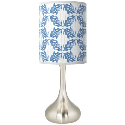 Giclee Glow Droplet 23 1/2" Modern Leaf Symmetry Table Lamp