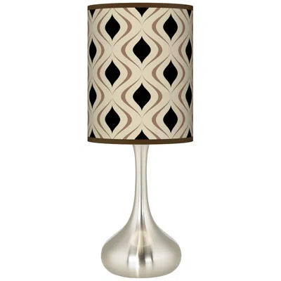 Giclee Glow Droplet 23 1/2" Retro Lattice Shade Modern Table Lamp