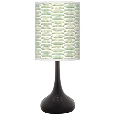 Giclee Glow Droplet 23 1/2" Tempo Shade Black Table Lamp