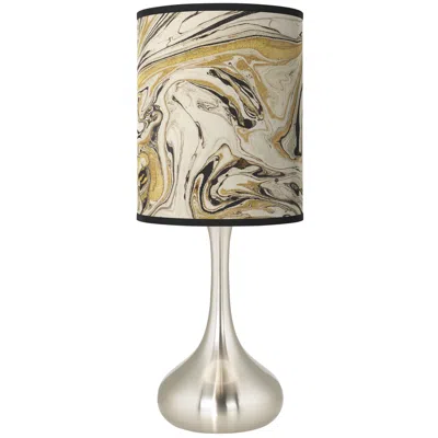 Giclee Glow Droplet 23 1/2" Venetian Shade Modern Table Lamp
