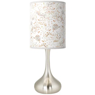 Giclee Glow Droplet 23 1/2" Windflowers Shade Table Lamp