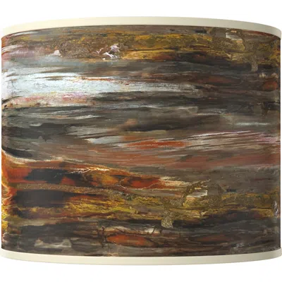 Giclee Glow Embracing Change Giclee Round Drum Lamp Shade 14x14x11 (spider)
