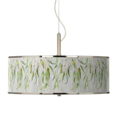 Giclee Glow Eucalyptus  20" Wide Pendant Light