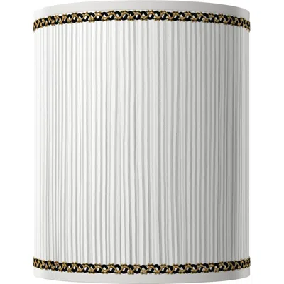 Giclee Glow Faux Pleated Giclee Print Lamp Shade With Real Trim 10x10x12 (spider)