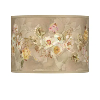 Giclee Glow Floral Spray Flower Pattern Lamp Shade 13.5x13.5x10 (spider)