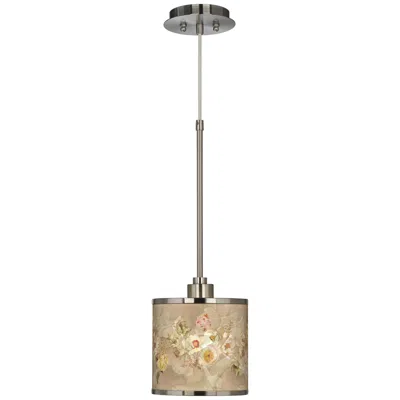 Giclee Glow Floral Spray  Mini Pendant Light
