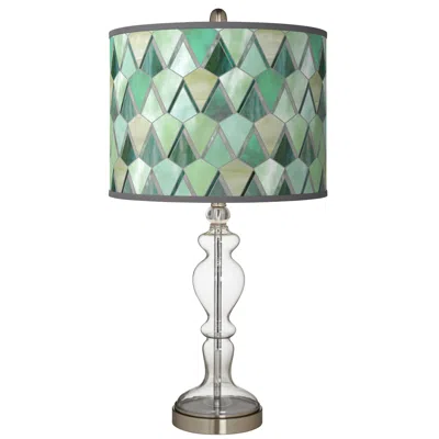 Giclee Glow Gicle Glow Apothecary 28" Misty Morning Giclee Clear Glass Table Lamp
